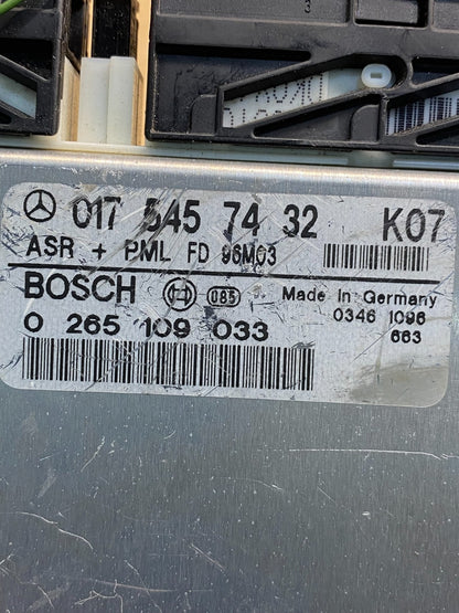 1992 to 1999 Mercedes S430 S500 ECU ECM Engine Control Module Unit ae8081 DG2