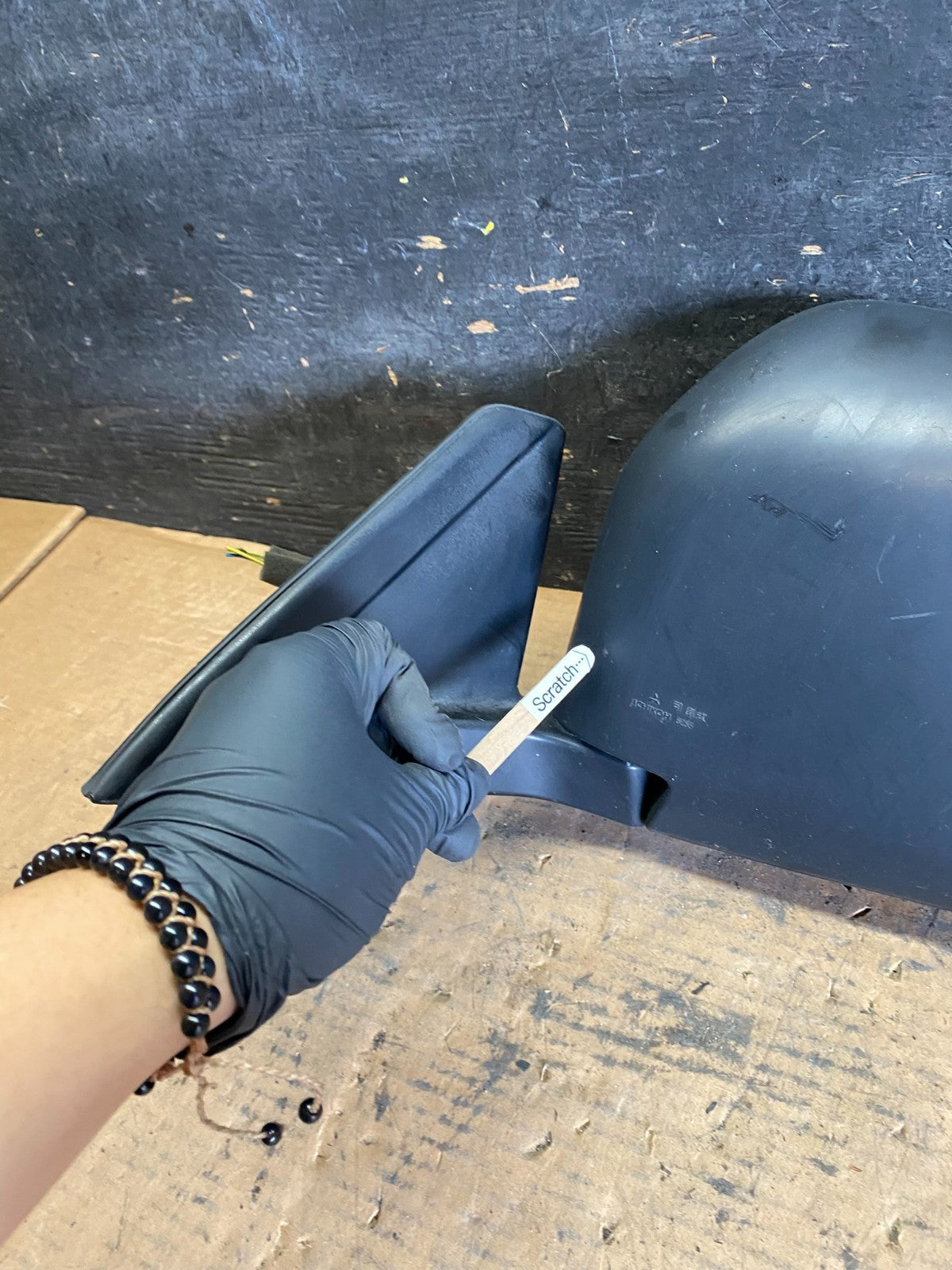 1997 to 2002  Mitsubishi Montero Left Driver LH Side View Door Mirror S0538 DG8