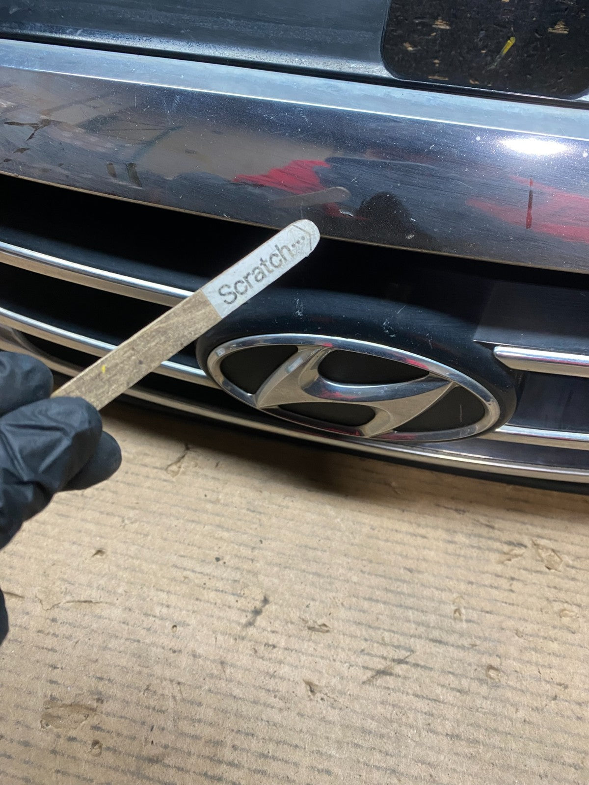 2010 Hyundai Elantra Front Upper Grille Grill V7146 DG3