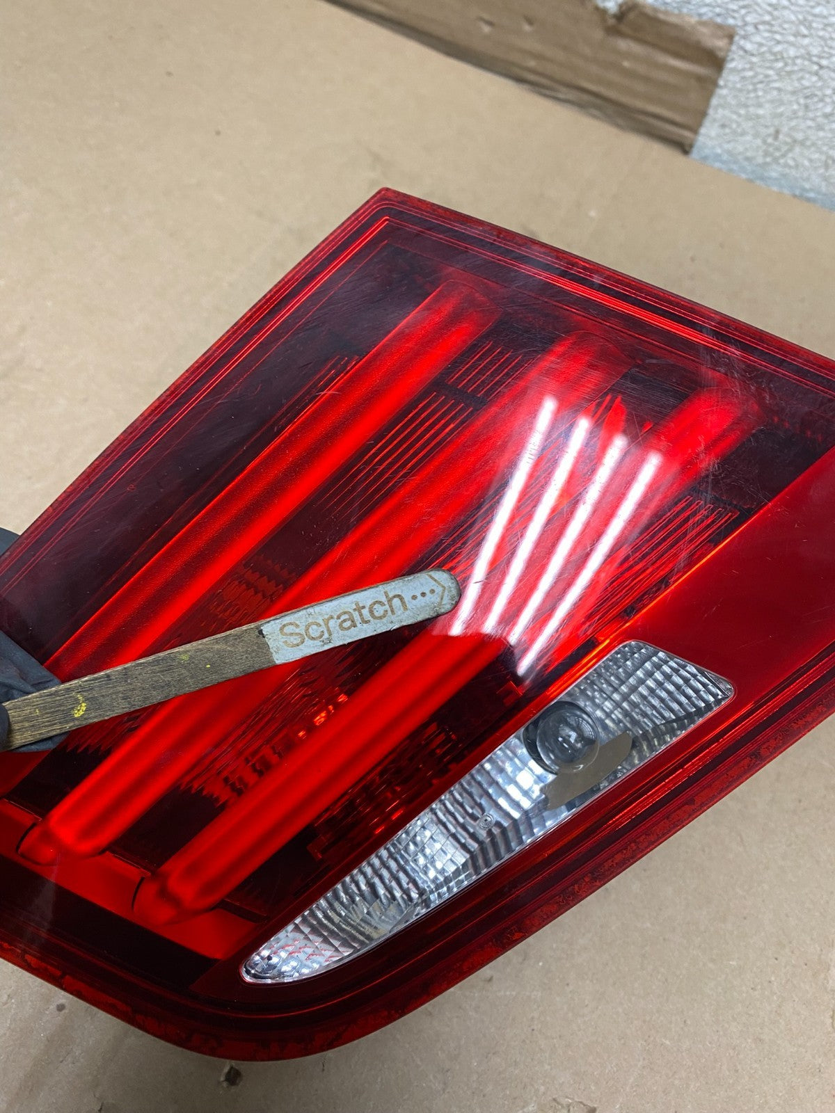 2011-2013 BMW 5 F10 Rear Left Driver LH Trunk Inner Tail Light U7059 DW3
