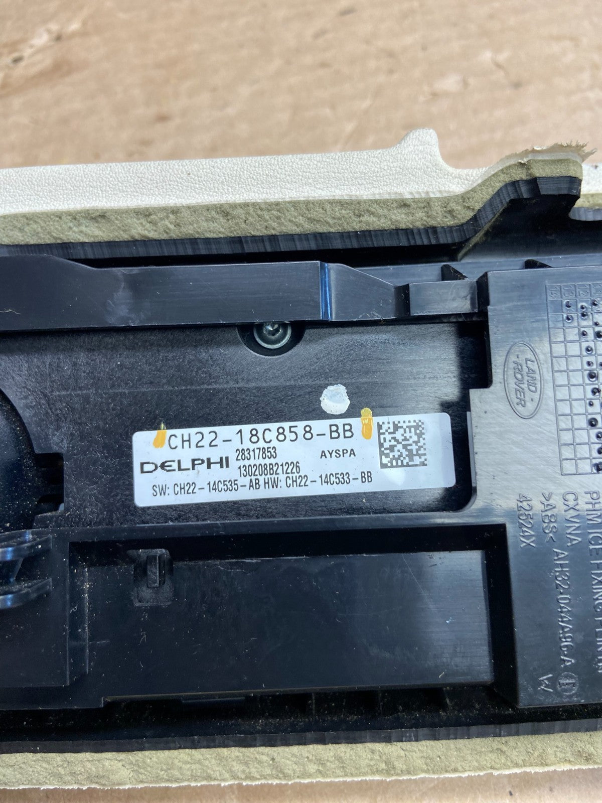 2010-2013 Land Rover Range Rover Radio Media Infotainment Controls af1985 DG5