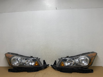 2008 to 2012 Honda Accord Sedan Left+Right Set Halogen Headlights AF9865 DW0