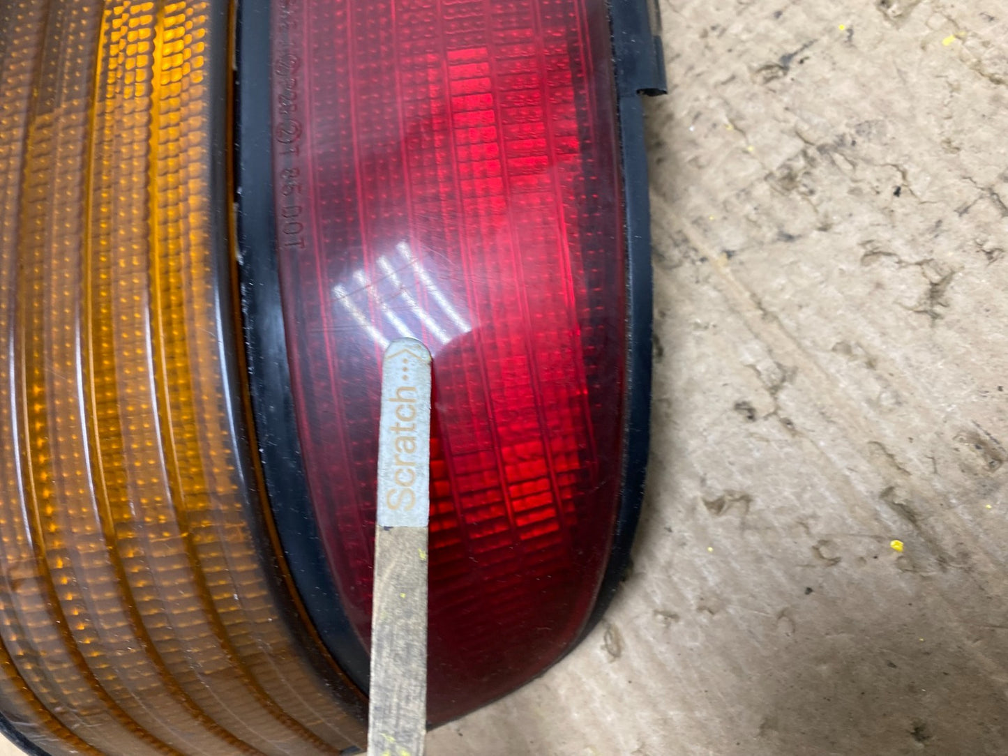 1989 Mazda MX-6  Right Passenger Rh Side Tail Light Oem W7543 DG3