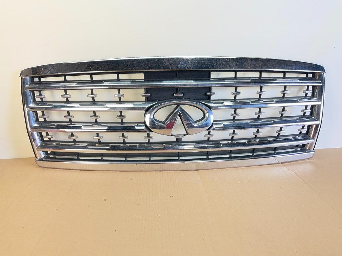 2008 to 2010 Infiniti QX56 Front Upper Chrome Grill Grille AH0069 DG0
