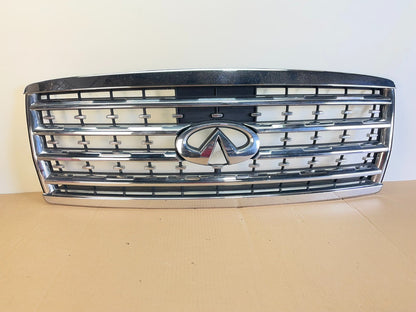 2008 to 2010 Infiniti QX56 Front Upper Chrome Grill Grille AH0069 DG0