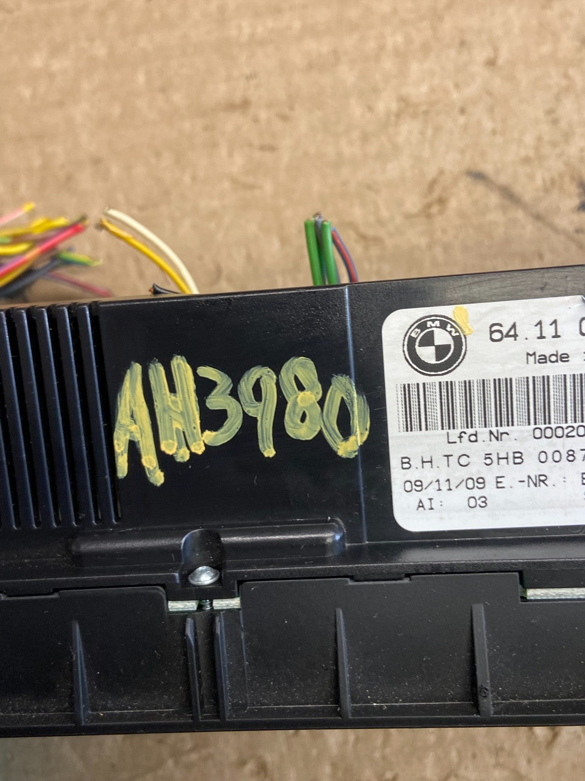 2004 to 2010 Bmw X3 AC Climate Control Hvac ah3980 DG6