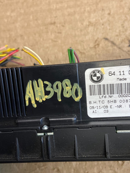 2004 to 2010 Bmw X3 AC Climate Control Hvac ah3980 DG6