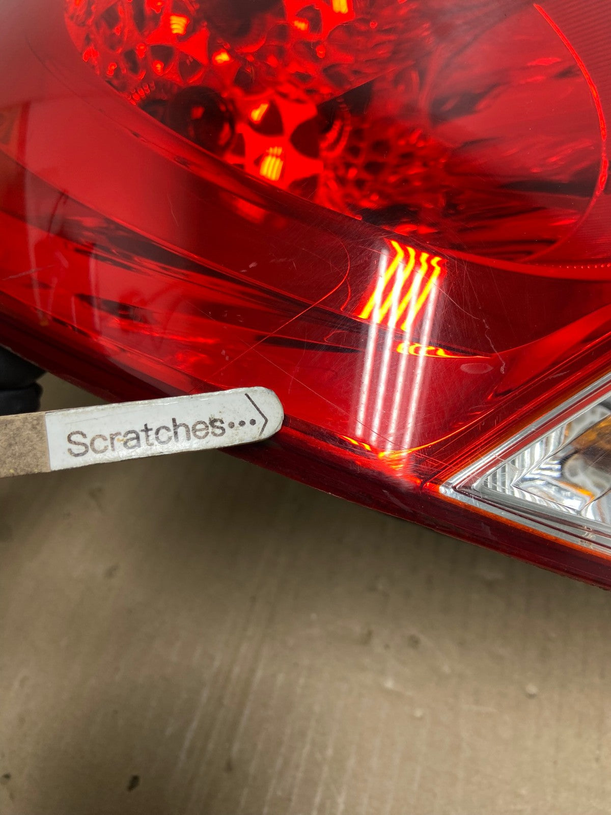 2012 2013 2014 Hyundai Accent Left Driver LH Side Tail Light AE6972 LK3