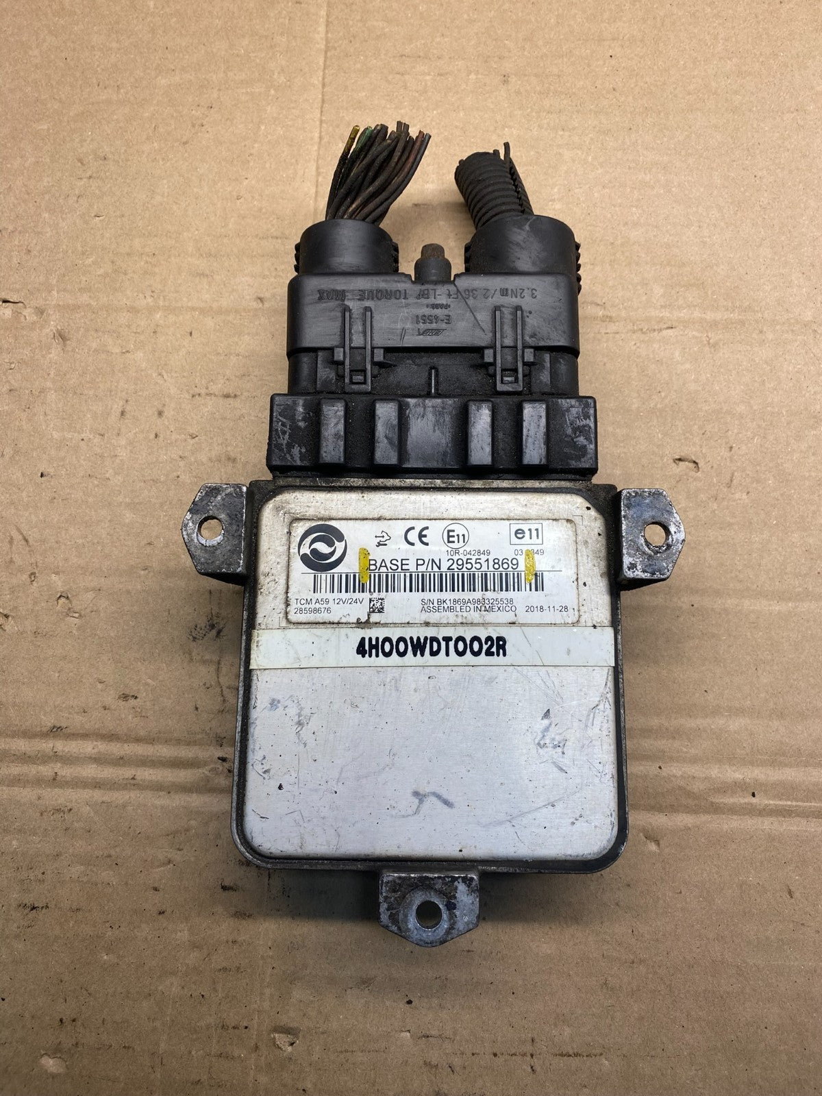 29551869 Allison TCM Transmission Control Module Computer Auto AE9911 DG0