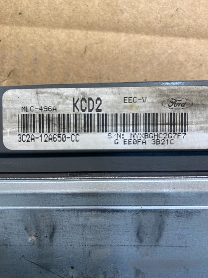 2003 Ford Van E150 5.4L Engine Control Module  ECU 3C2A-12A650-CC AB4085 DG2