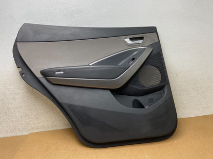 2013-2016 Hyundai Santa Fe Rear Left Driver Side Interior Door Panel Z6699 DG0