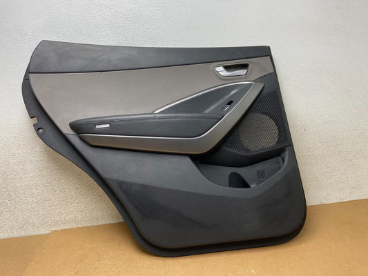 2013-2016 Hyundai Santa Fe Rear Left Driver Side Interior Door Panel Z6699 DG0