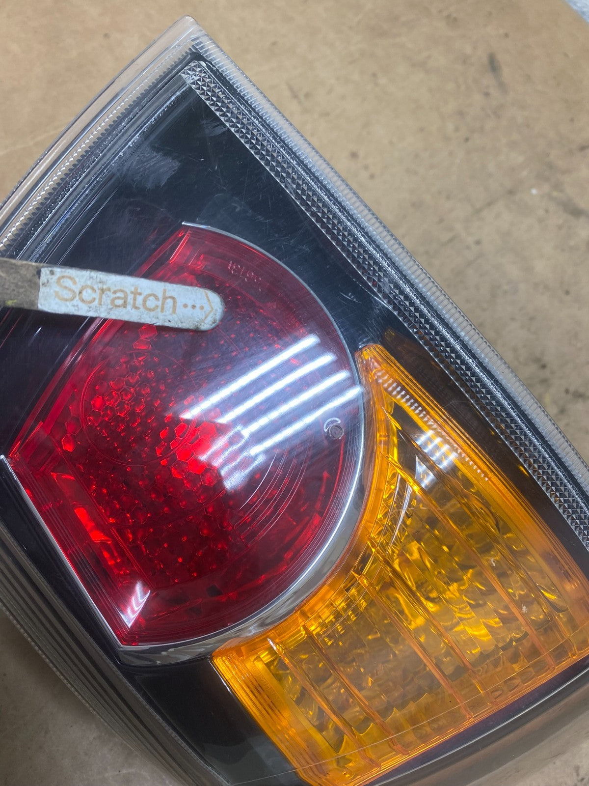 2008-2015 Mitsubishi Lancer Evo 10 X Left Driver LH Tail Light OEM X5682 DW4