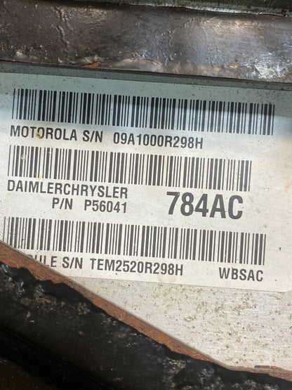 2001 Jeep Grand Cherokee 4.0L ECM Engine Control Computer 56041784ac AE7478 DW2