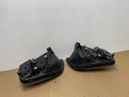 2000 to 2005 Cadillac Deville Left+Right Side Black Headlights AC5974 DG6
