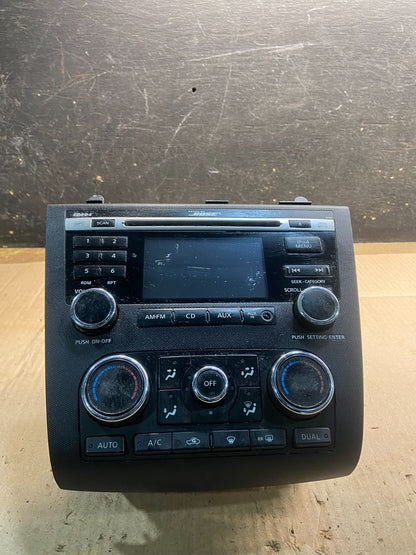 2010 to 2012 Nissan Altima Radio Cd Mp3 Player AUX Climate Control Y7644 DG0