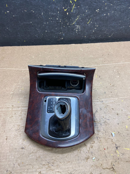 2007 to 2009  Infiniti G35 G37 Center Console Shifter Floor Bezel Panel W9798 DG1