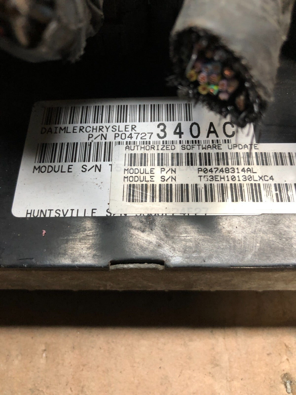 2004 Chrysler Pacifica Engine Control ECU ECM EBX Module 04748314al F6317 PS4