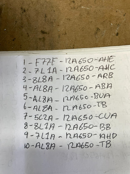 Mix of 10 Ford ECM Engine Computer Module Z81482