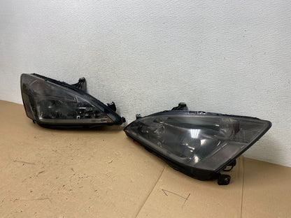 2003 - 2007 Honda Accord Left+Right Set Halogen Headlights AG4310 DG1