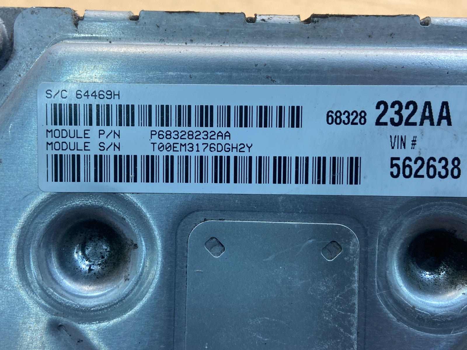 2016 2019 Dodge Journey 3.6L ECU ECM Engine Computer Module AE2491 DG2