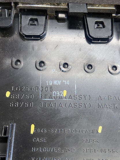 2013-2015 Nissan Altima Center Dash Vents Ac Air Vent Trim Panel Bezel af1526 DG5