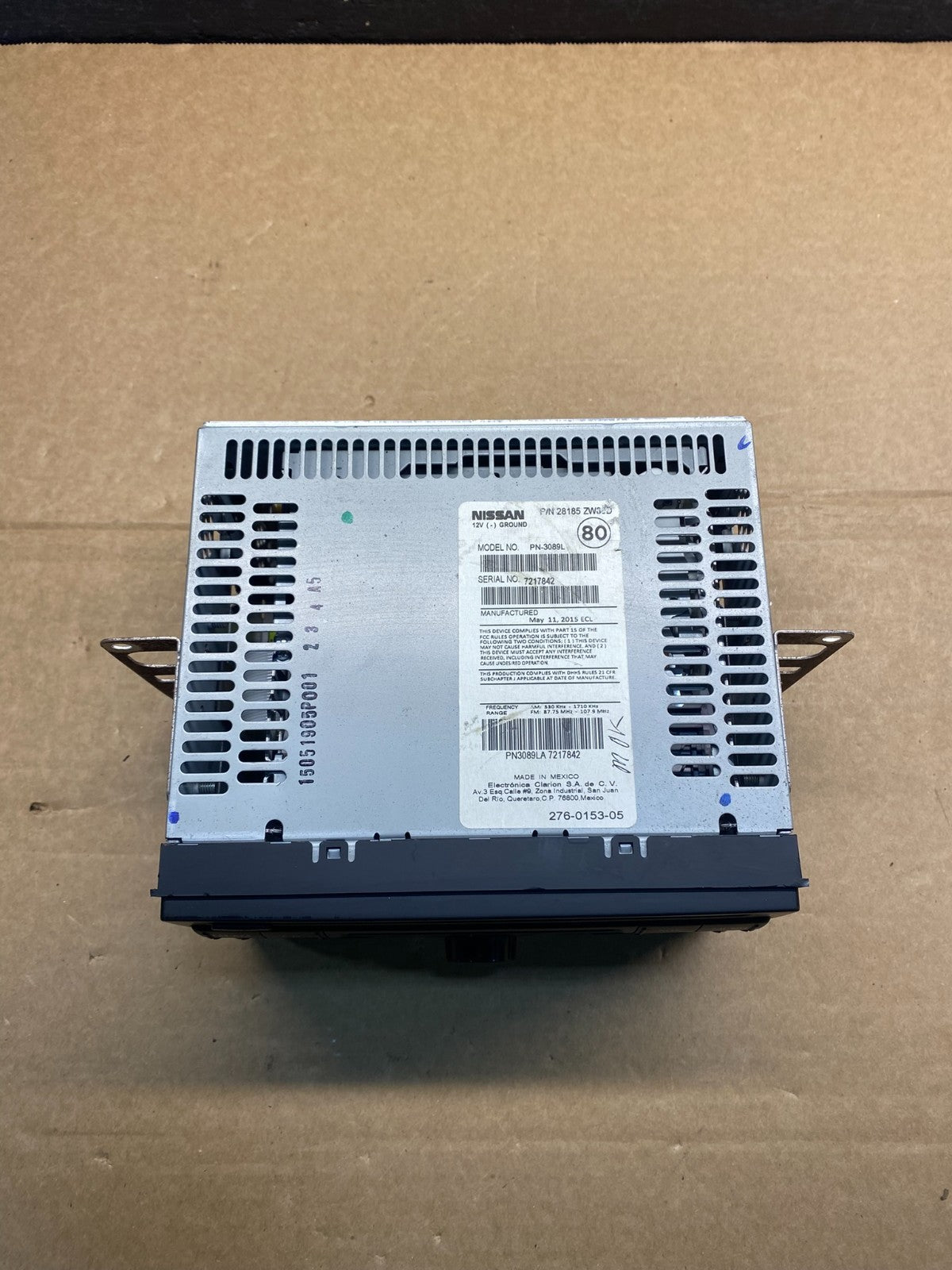 2013 - 2017 Nissan NV200 AM/FM Radio CD Player AM/FM af7866 DG3
