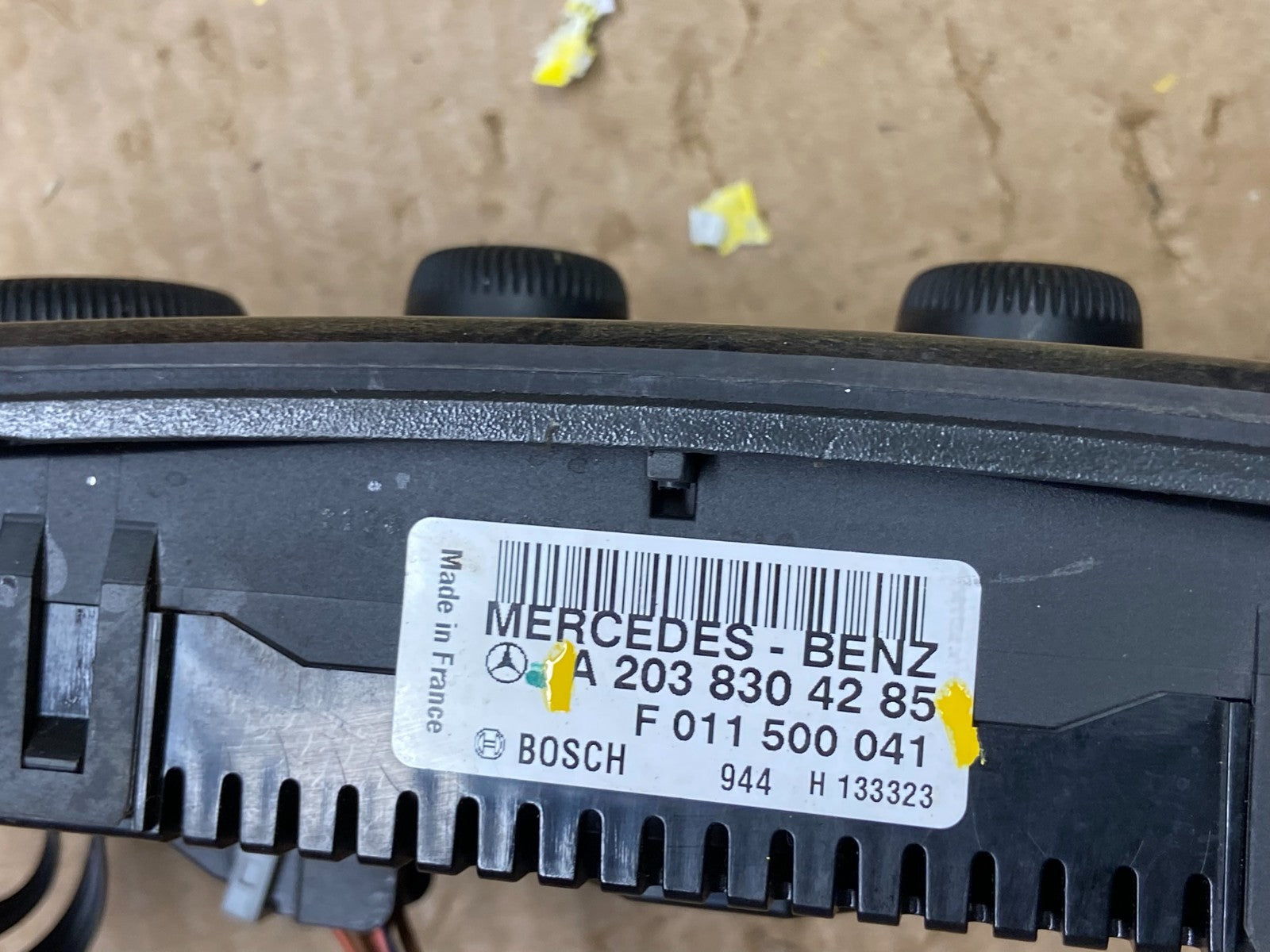2005-2009 Mercedes W203 C230 C240 A/C Heater Climate Control Trim w1750 DG5