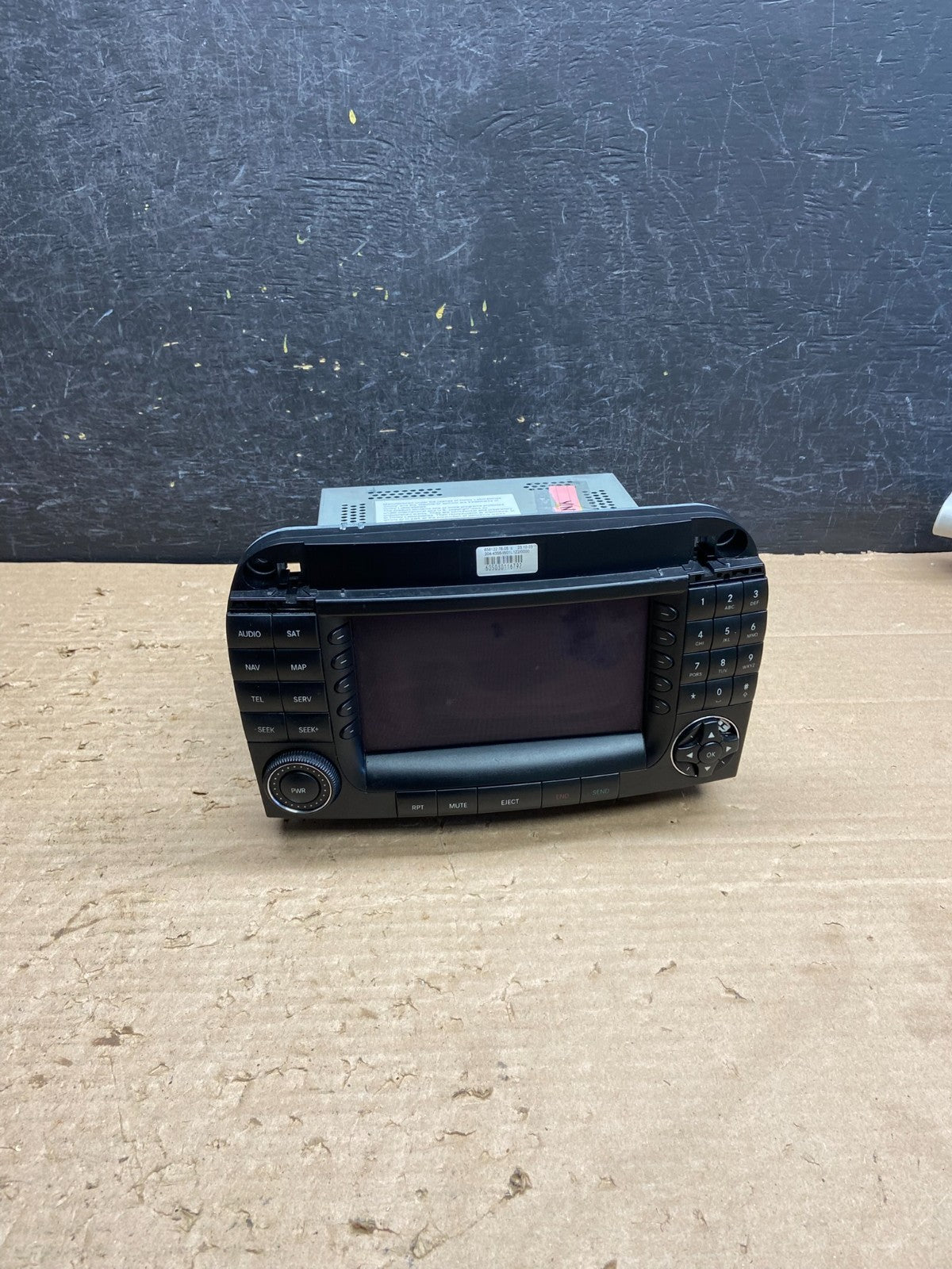 2004 2005 2006 Mercedes S430 S500 Radio Navigation Screen Display AG8607 DG0
