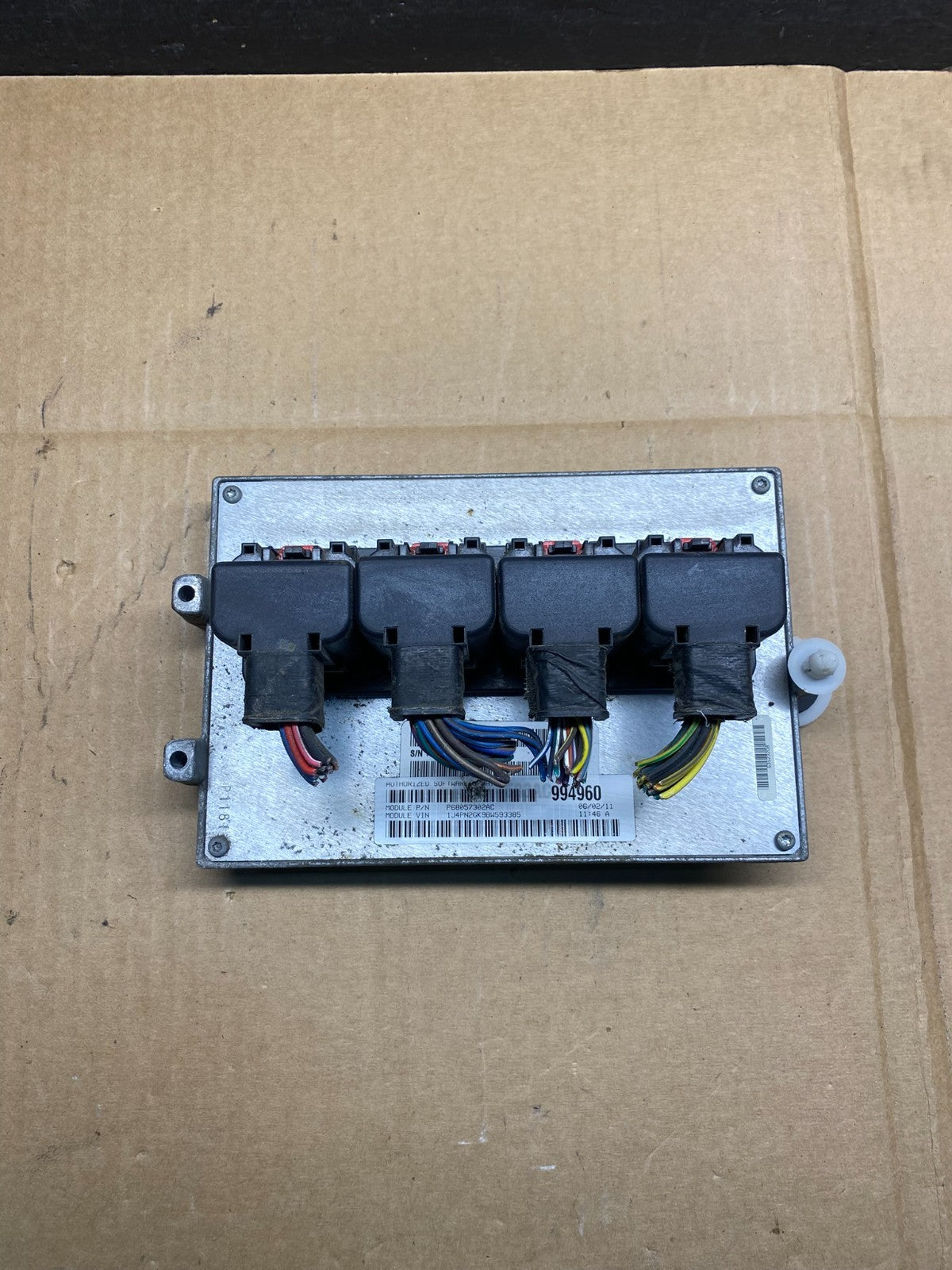 2011 Jeep Liberty 3.7L PCM ECM ECU Engine Control Module P68057302AC AI9866 DW0
