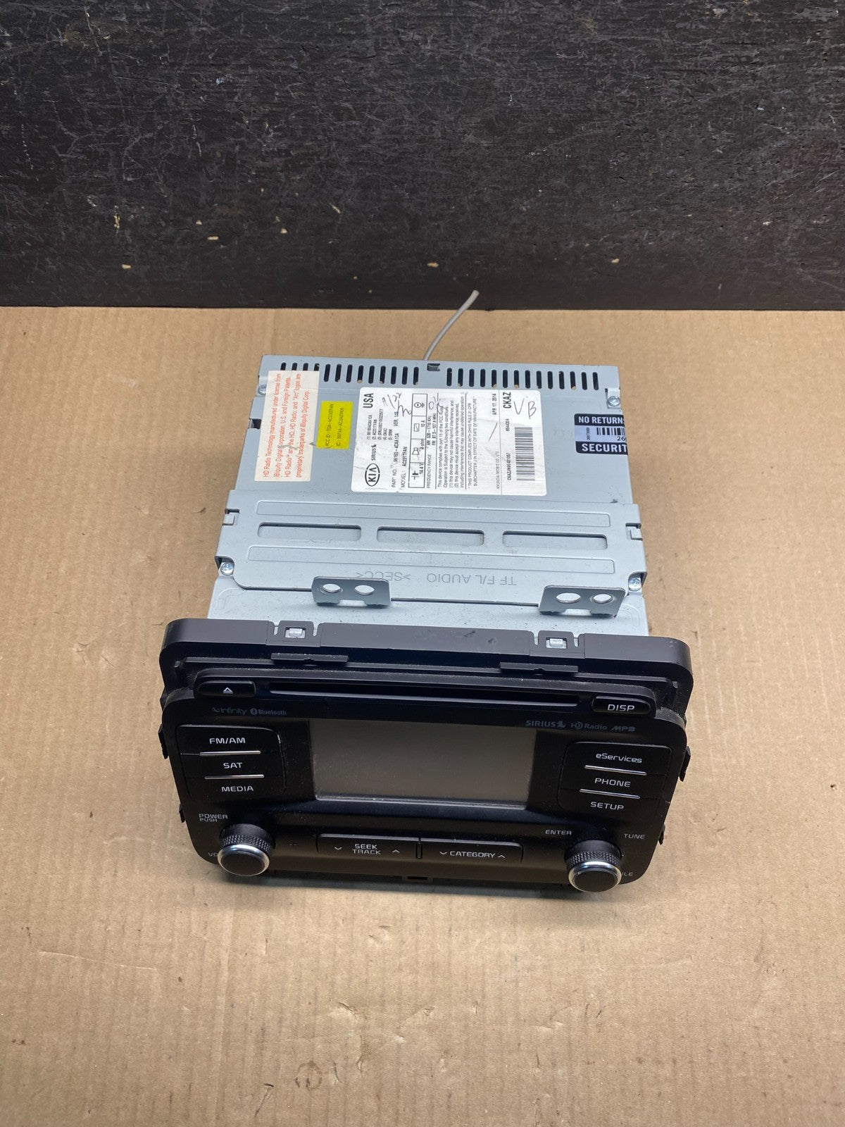 2014 2015 Kia Optima Am Fm Cd Player Radio Receiver AG9481 DG3