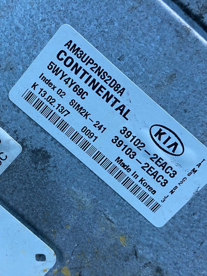 2012-2013 Kia Soul Ecm Ecu Engine Computer Control Module 39110-2BPG5 AI7548 DG2