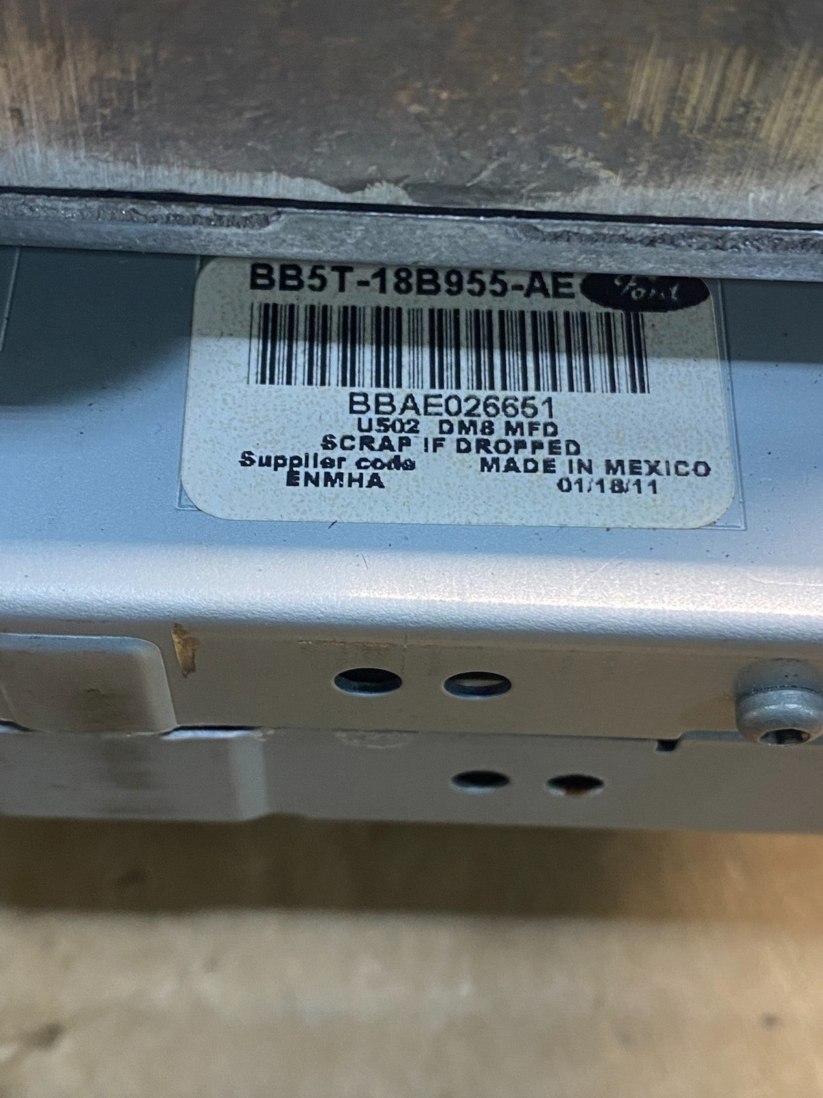 2011 to 2014 Ford Explorer Radio Information Display Screen af7851 DG5