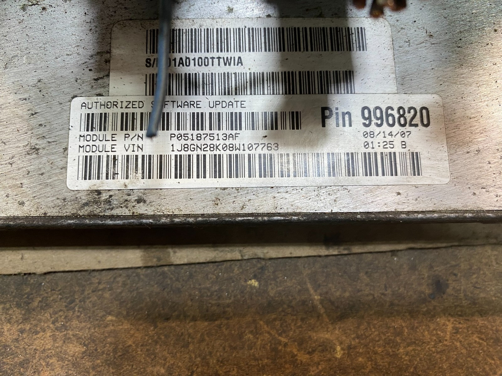 2008 Jeep Liberty Dodge Nitro 3.7L Engine Control Unit ECU ECM OEM ac1017 DG2