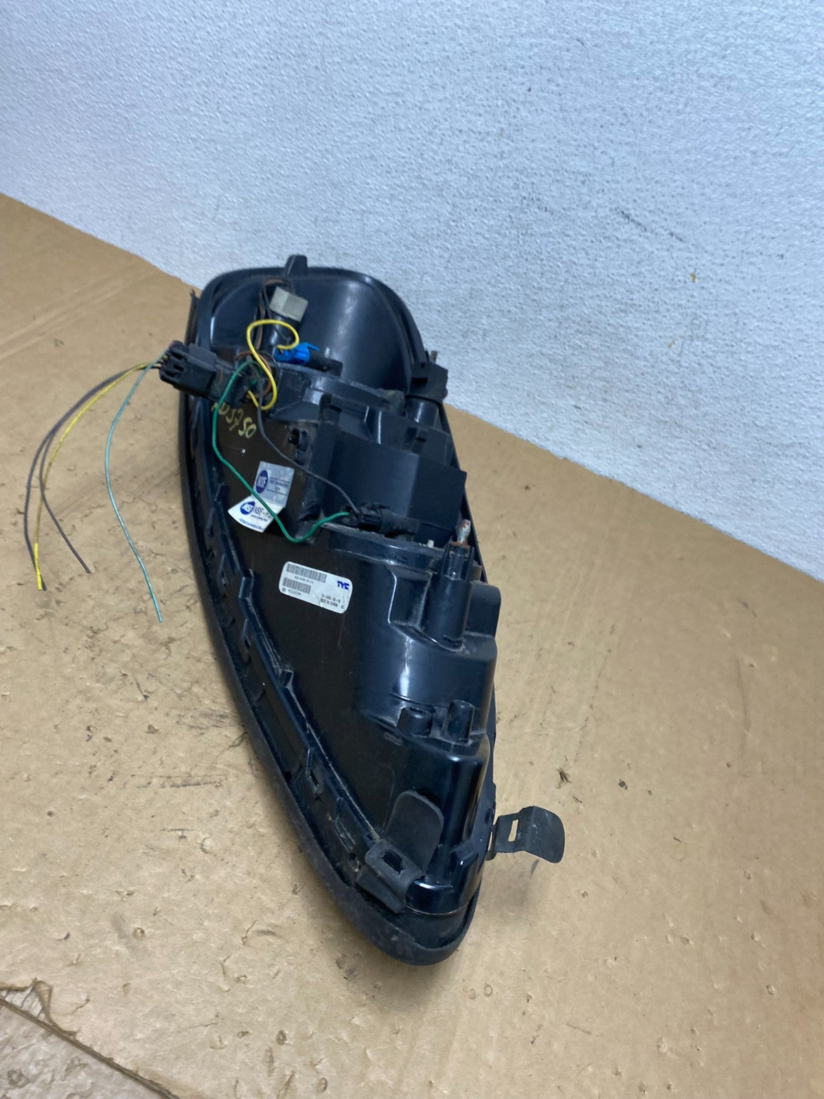 2004 to 2008 Pontiac Grand Prix Left Driver LH Black Headlight TYC AD3750 DW6