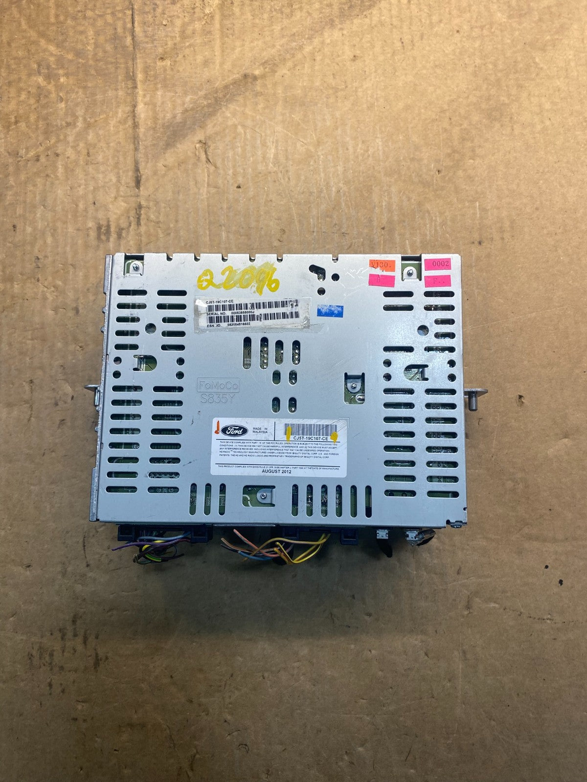 2013 2014 2015 Ford Escape Radio Receiver ID CJ5T-19C107-AG Oem AA3113  DG3