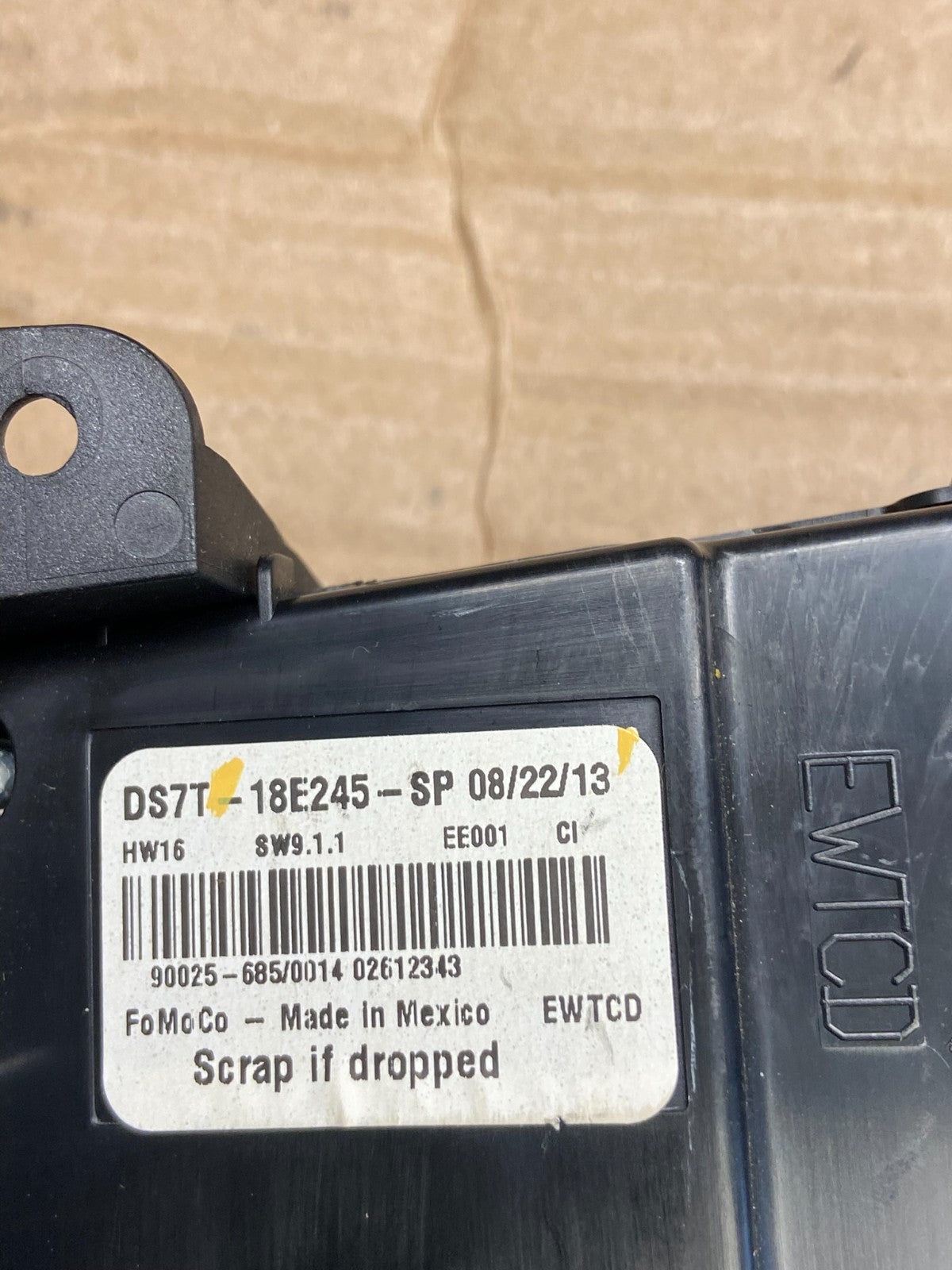 2013 2015 Ford Fusion Radio Climate Control A/C Control af1845 DG4
