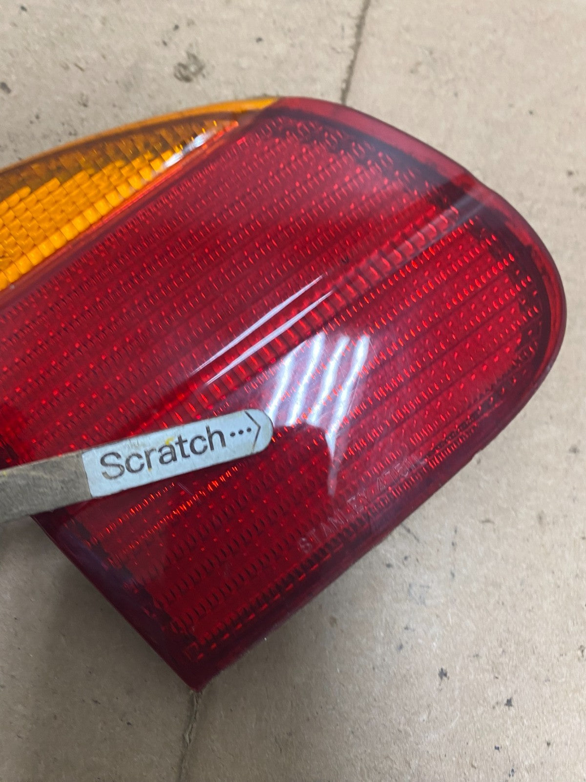 1998 to 2002 Chevrolet Prizm Left Driver LH Side Inner Tail Light OEM P5359 DW4