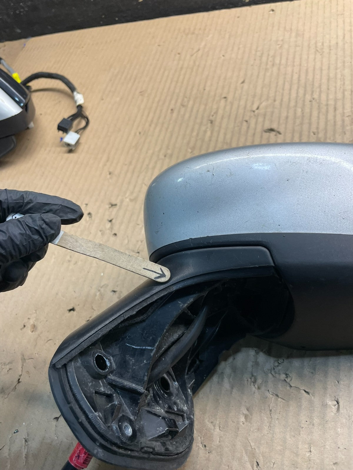 2015 to 2019 Nissan Versa Note Left Driver LH View Door Mirror OEM X0777 DG9