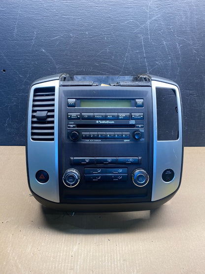 2009-2012 Nissan Frontier Xterra Radio Climate Control Bezel Center AG1784 DG0