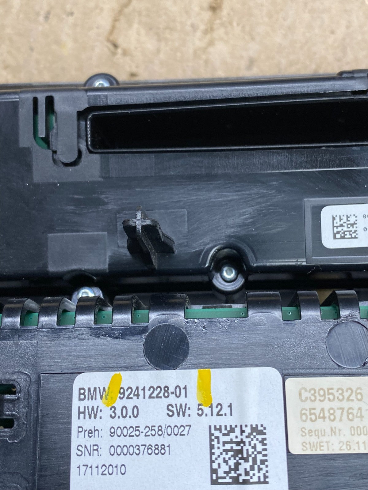 2009-2015 BMW F01 740i 750i Heater Ac Climate Radio Stereo Control OEM X5879 DG6