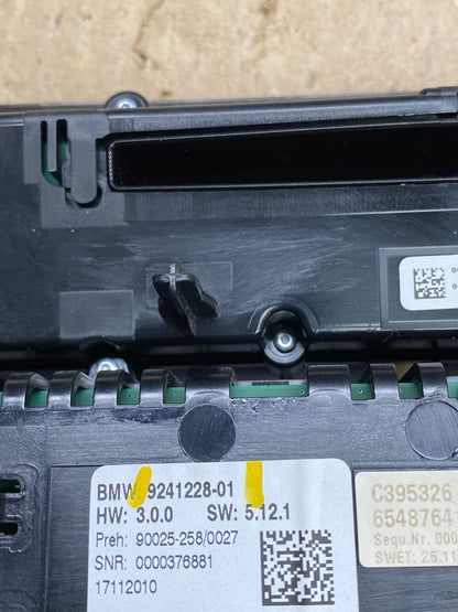 2009-2015 BMW F01 740i 750i Heater Ac Climate Radio Stereo Control OEM X5879 DG6
