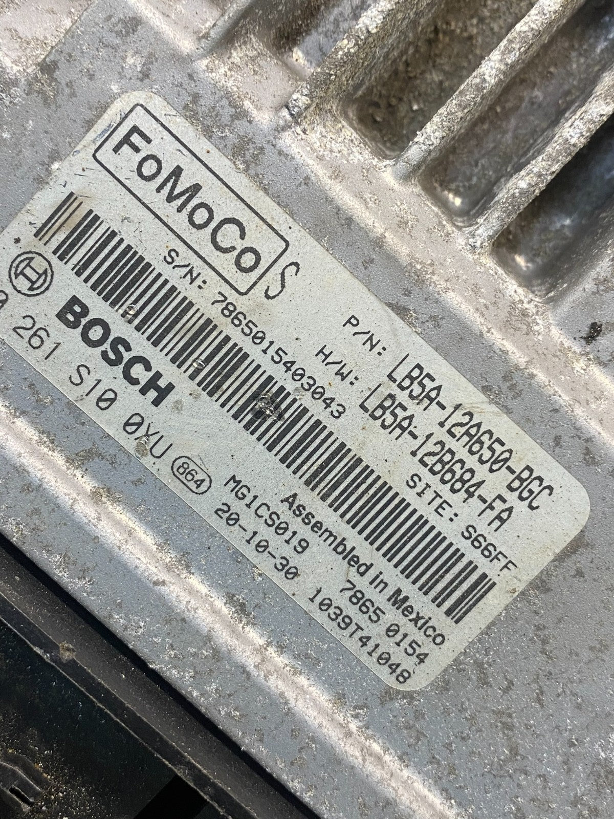 2020 2022 Ford Explorer 3.3 Engine Control ECU Computer LB5A-12A650-BGC ah33912