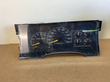 1995 to 1999 Chevrolet Silverado Suburban Cluster Gauge Speedometer AG0707 DW0