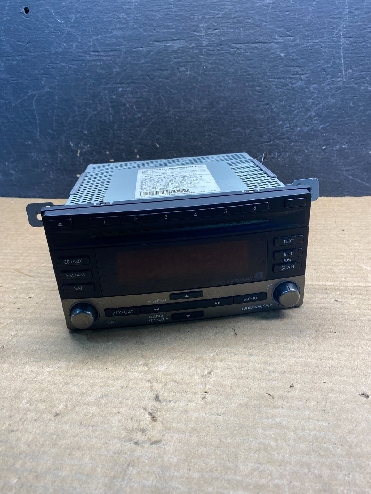 2008 - 2013 Subaru Impreza Radio AM/FM CD Player AF7820 DG0