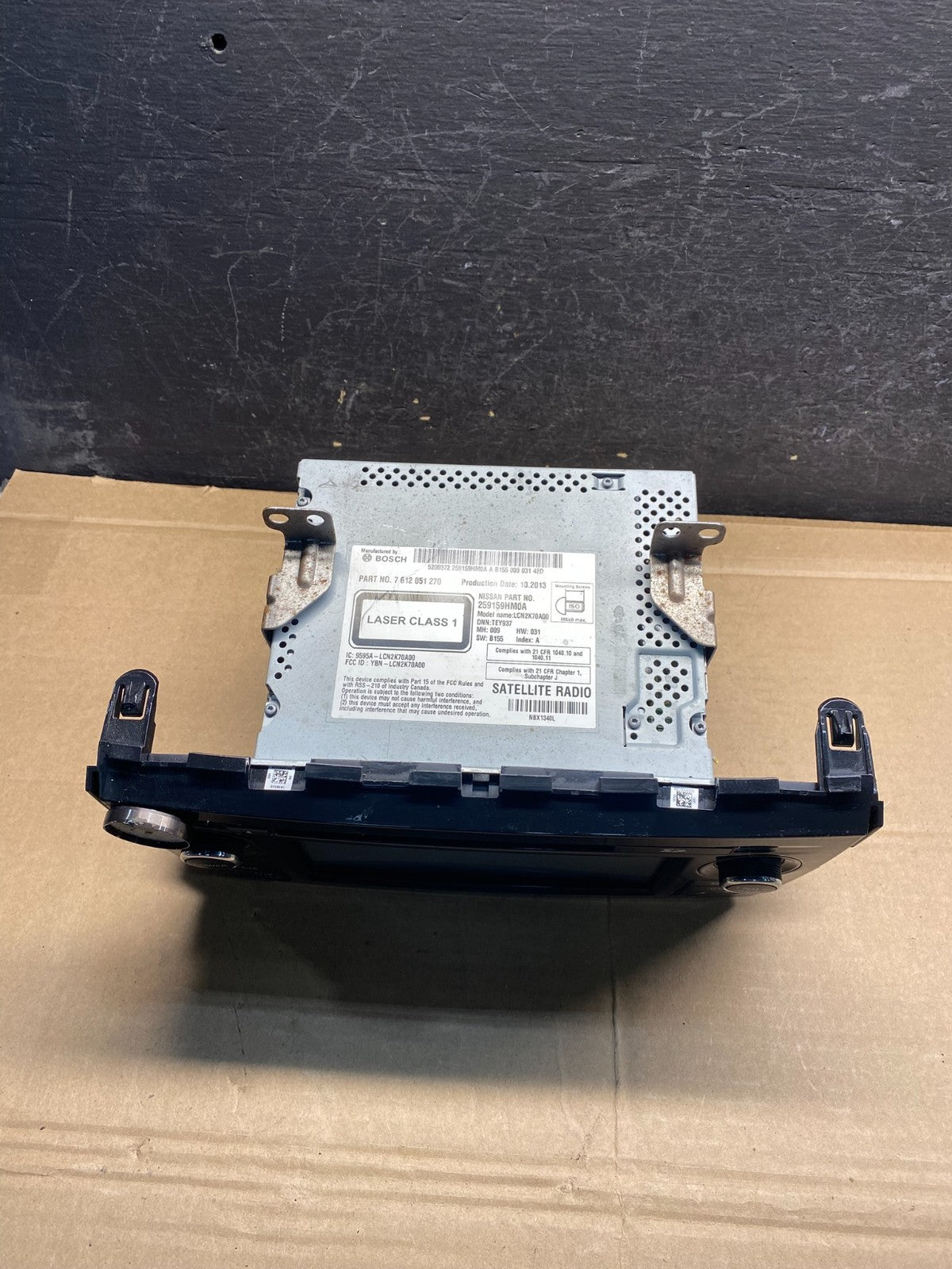 2013 to 2015 Nissan Altima Radio Screen Receiver AM-FM CD Player AE9874 DW3