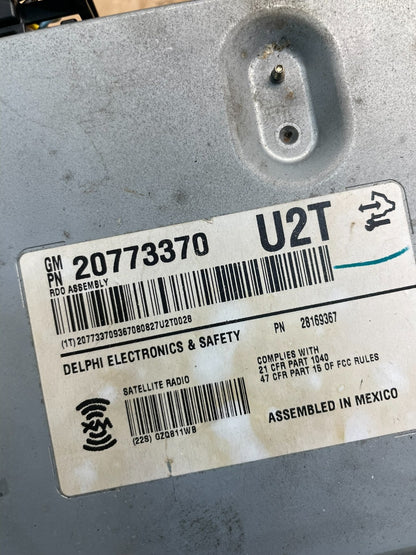 2008-2011 Cadillac CTS Am Fm Cd Player Radio Receiver OEM U1473 DG6