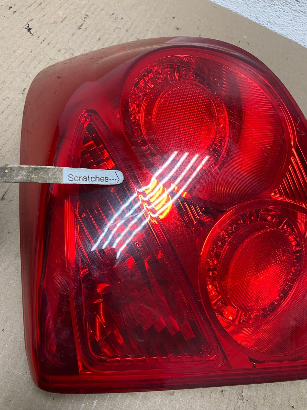 2005 to 2006 Infiniti G35 Right Passenger Side Tail Light AF5886 LK3