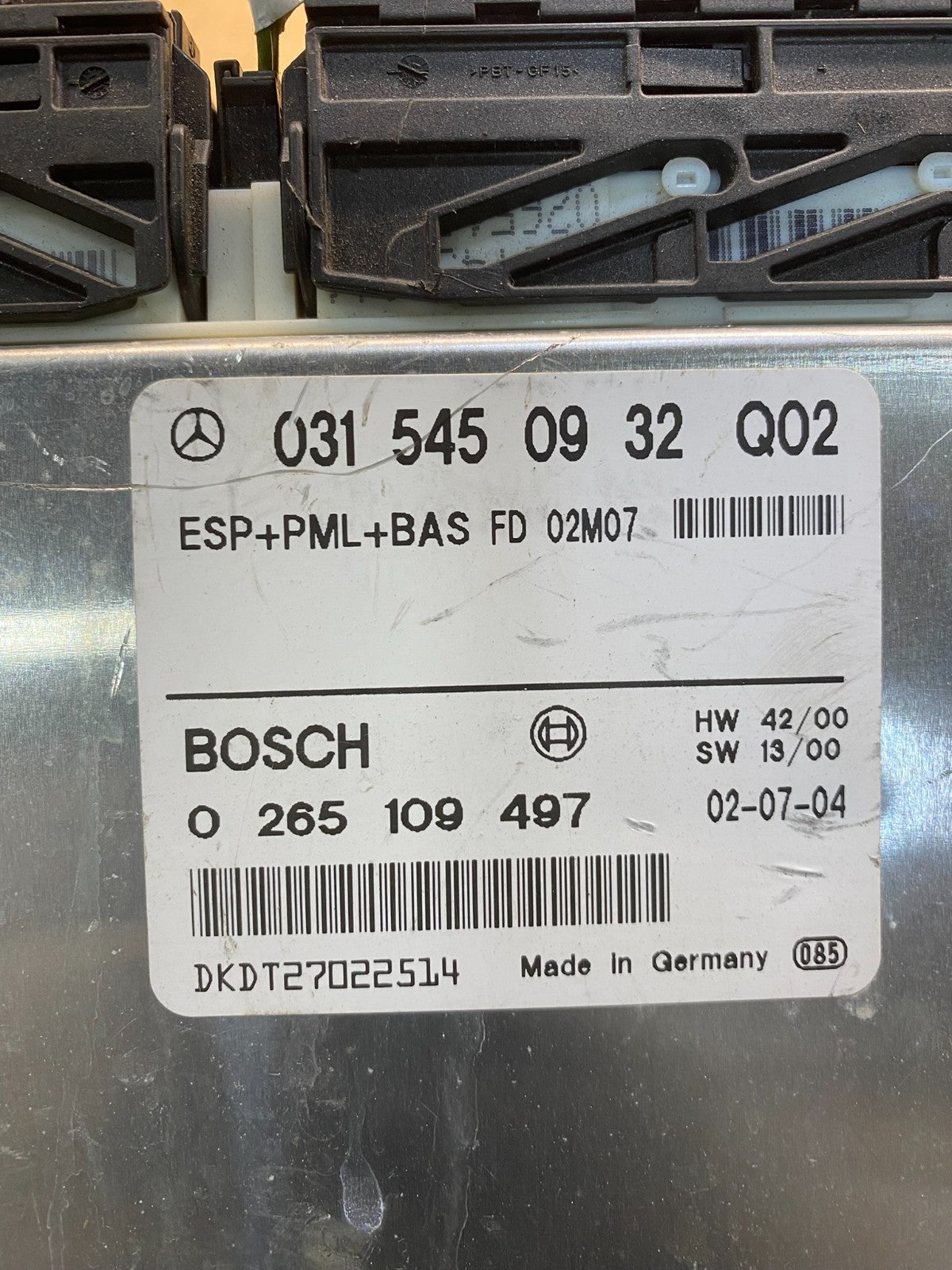 2000 - 2006 Mercedes CL500 S320 S430ABS ESP Control Module Unit OEM ac0665 DG2