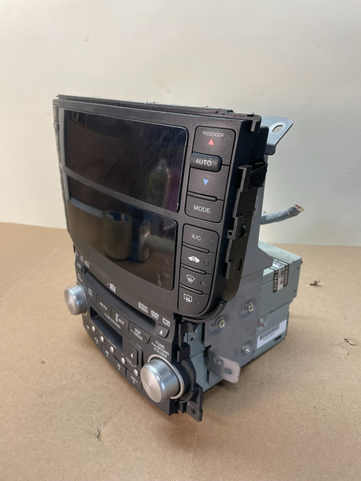 2007 2008 Acura TL Screen Display Navigation Radio Climate Control AI0612 DG2